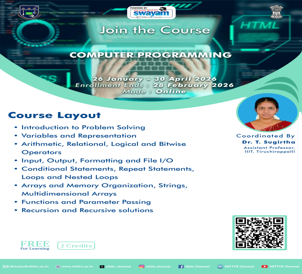 Swayam MOOC is a free online learning platform providing courses